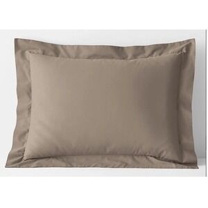 The Company Store Cotton Percale Euro Sham Mocha Brown 26x26 50652F-E-MOCHA